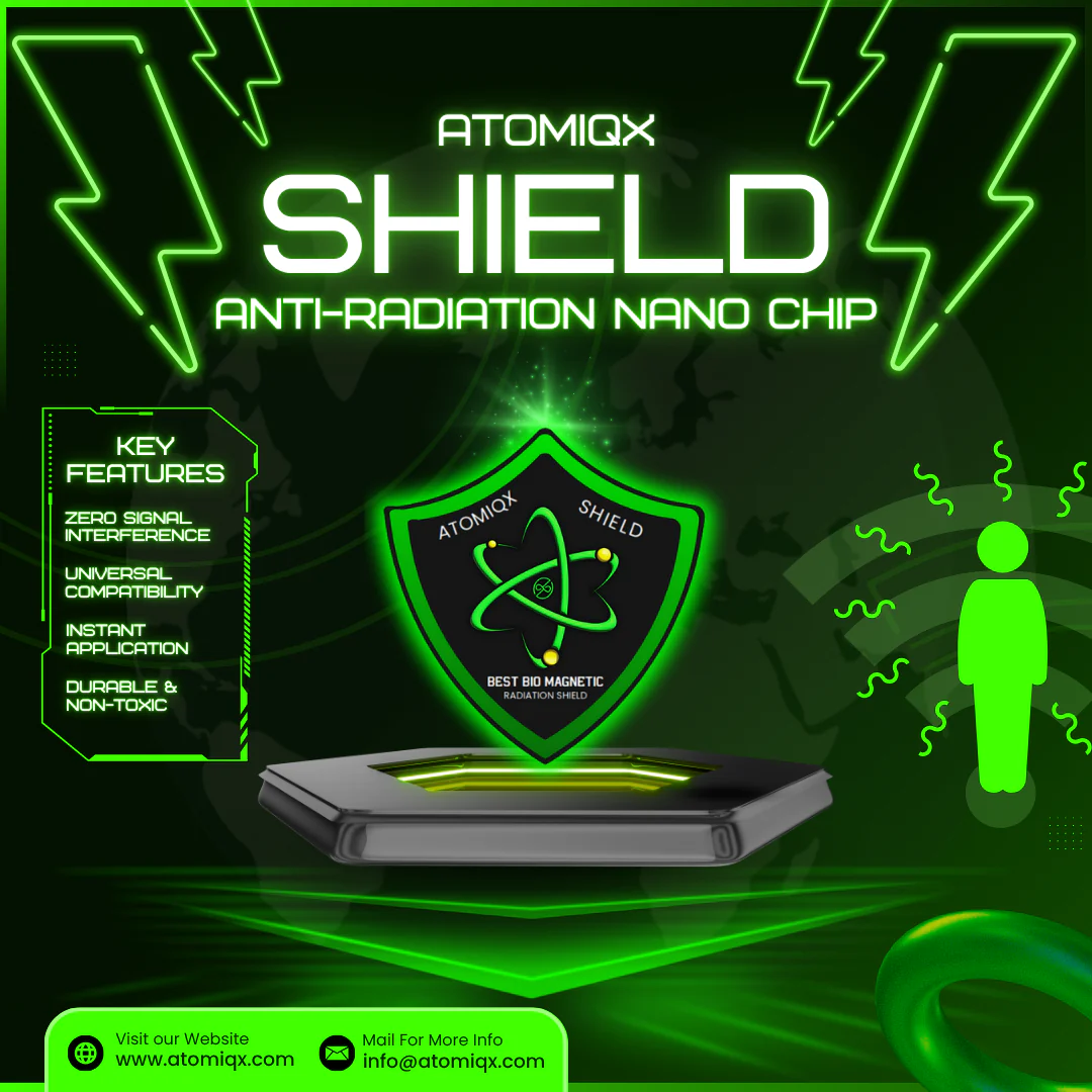 Atomiqx Shield™ एंटी-रेडिएशन चिप 